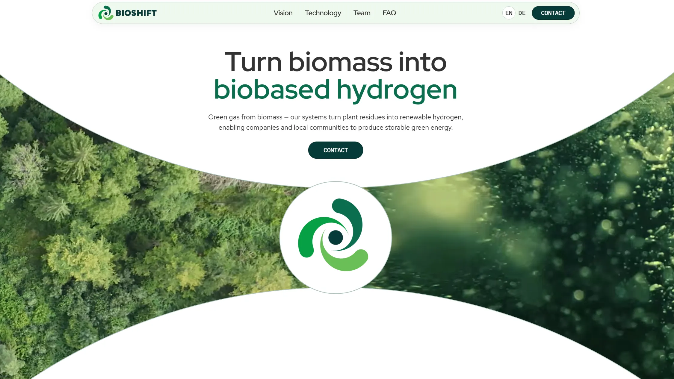 Image on the left side and descriptive text on the right side on white background