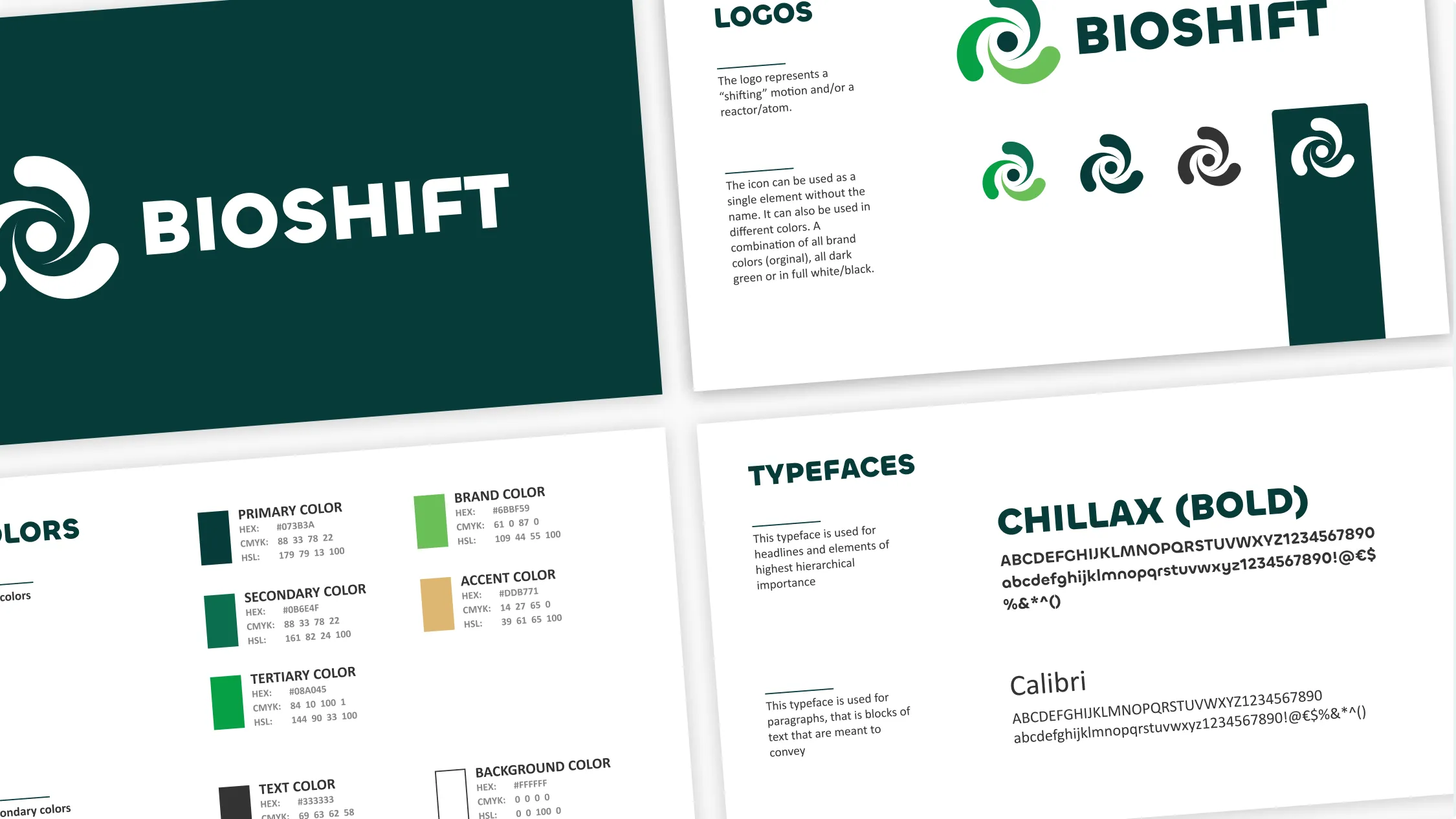 brand guide for Bioshift